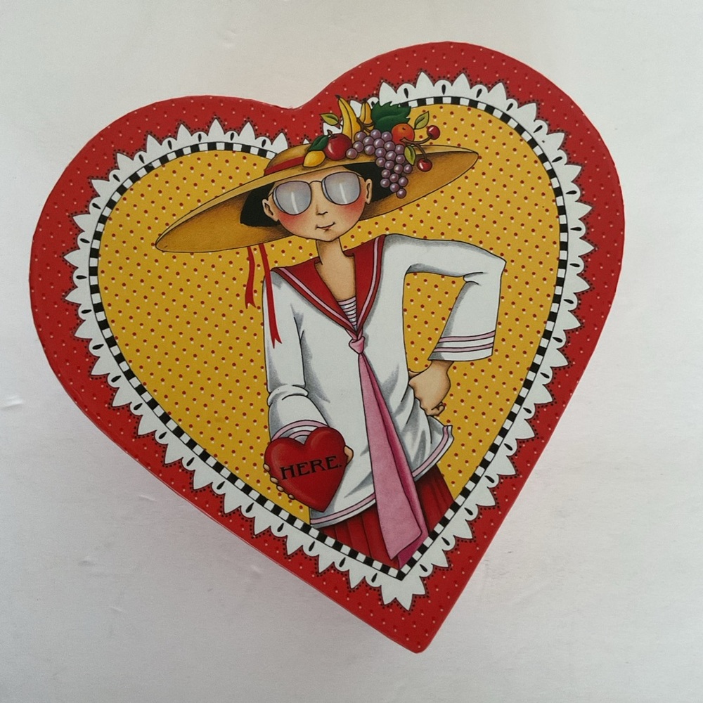 Mary Engelbreit X Punch Studio Heart Box NWOT